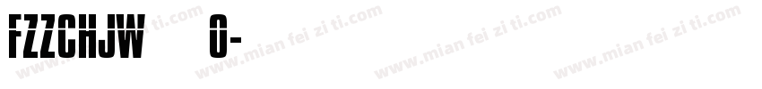 FZZCHJW 改版0字体转换